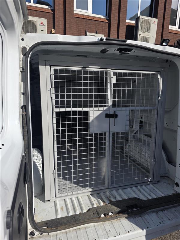 Van Vault cage installed, rear view